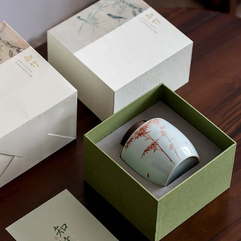 Boîte à Thé Ronde Premium en Céramique – 1000 ml