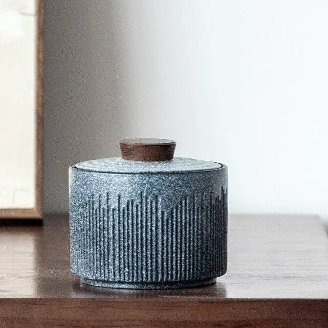 ZenBlend Boîte à Thé Japonaise en Céramique - Design 150 ml