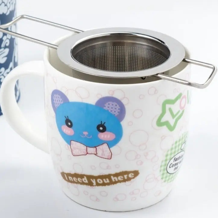 Infuseur à Thé en Acier Inox – Grande Tasse Premium