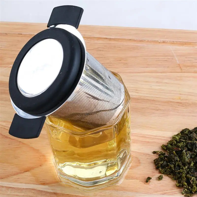 Infuseur à Thé Acier et Silicone – Grande Tasse Signature