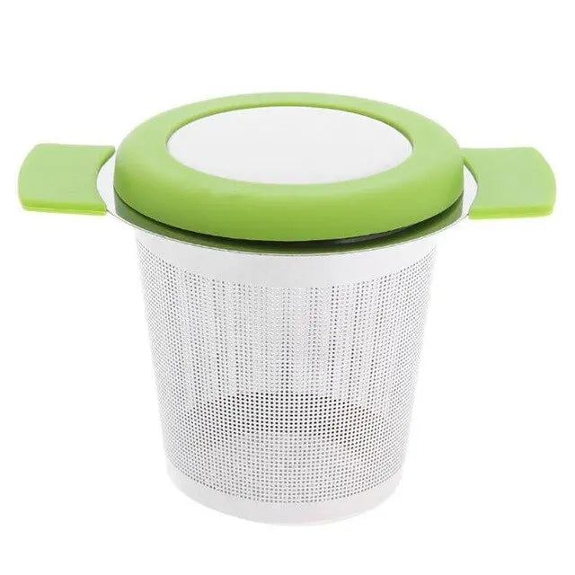 Infuseur à Thé Acier et Silicone – Grande Tasse Signature