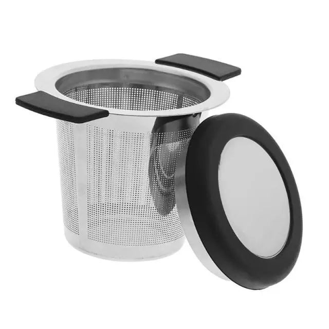 Infuseur à Thé Acier et Silicone – Grande Tasse Signature