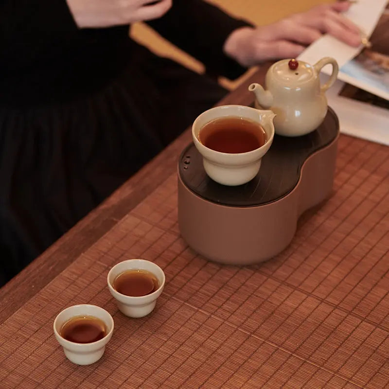 Petit Service à Thé Chinois en Céramique — Collection Signature