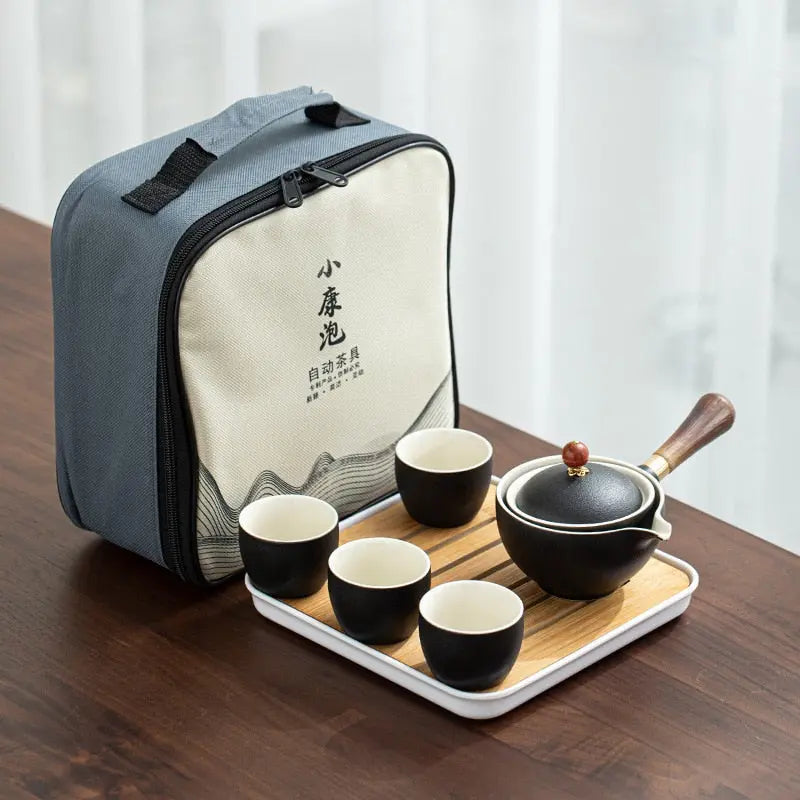 Service à thé Chinois Portable en Céramique