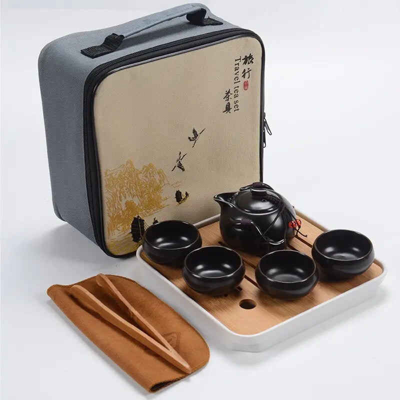 CeramiChic: Service à thé Chinois en Céramique Basique