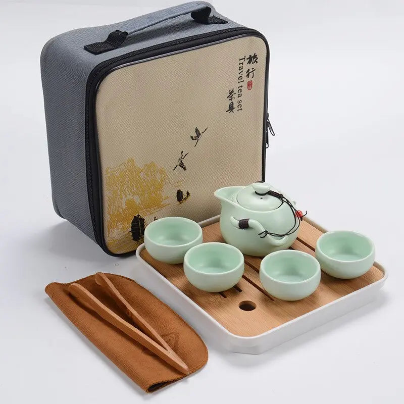 CeramiChic: Service à thé Chinois en Céramique Basique