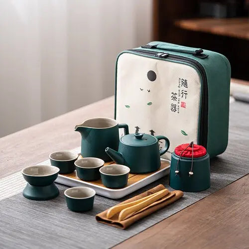 Voyage Zen: Service à Thé Japonais en Céramique