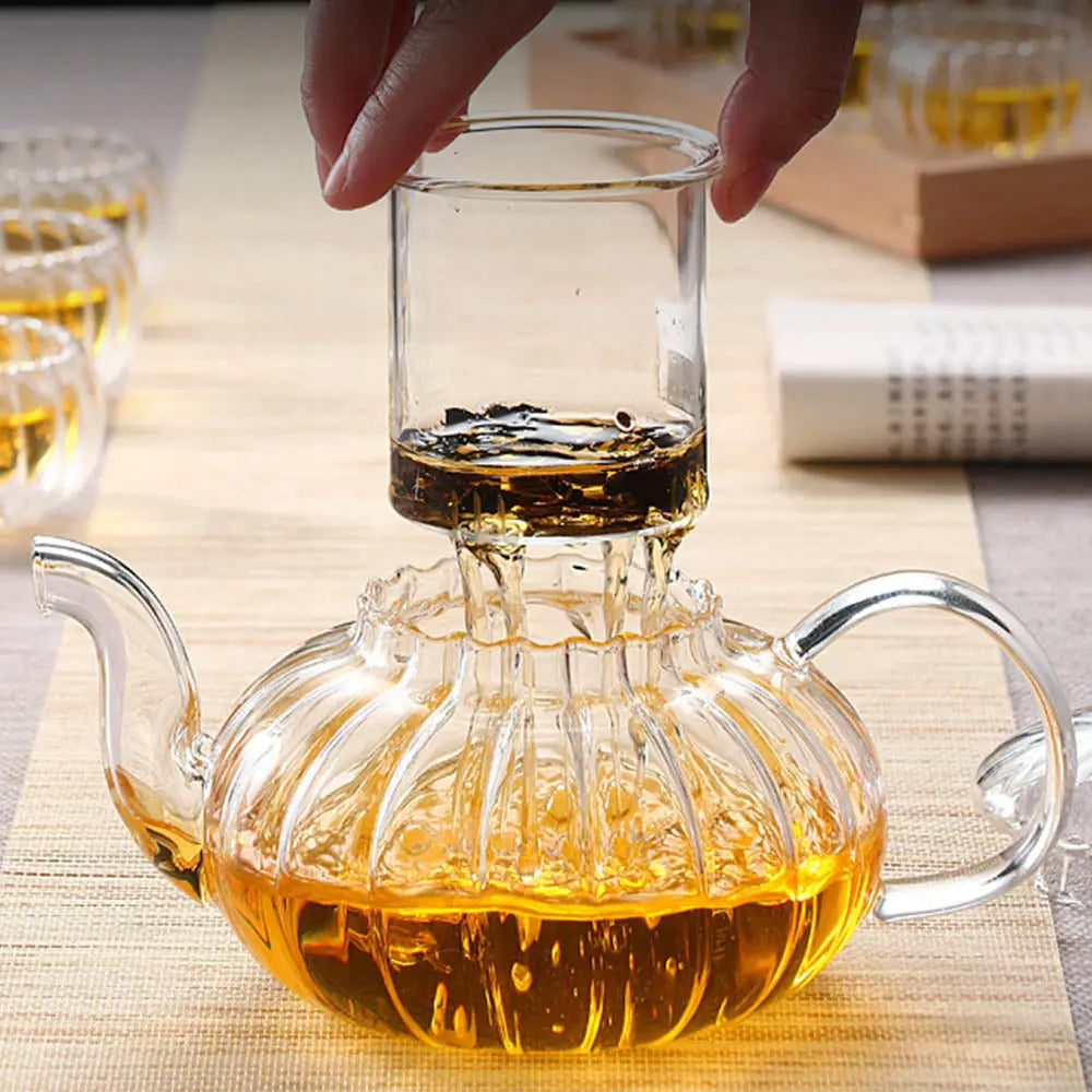 Citrouille Design – Service à Thé en Verre