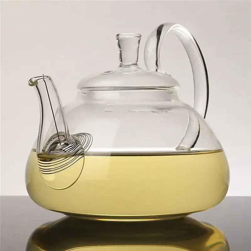 Théière en Verre Premium à Grande Poignée – Capacité 400–800 ml