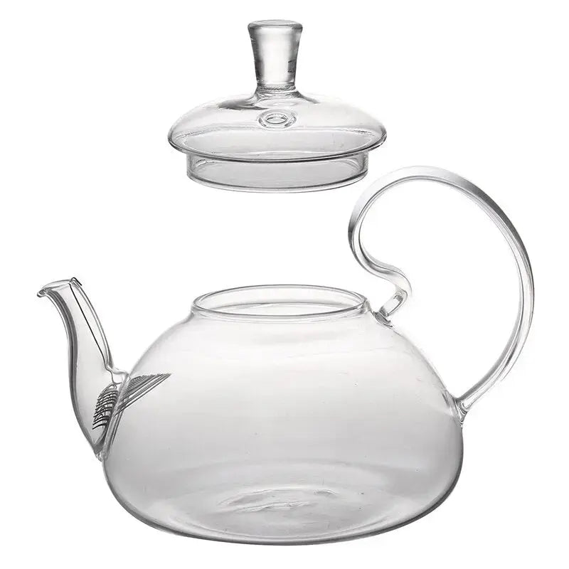 Théière en Verre Premium à Grande Poignée – Capacité 400–800 ml
