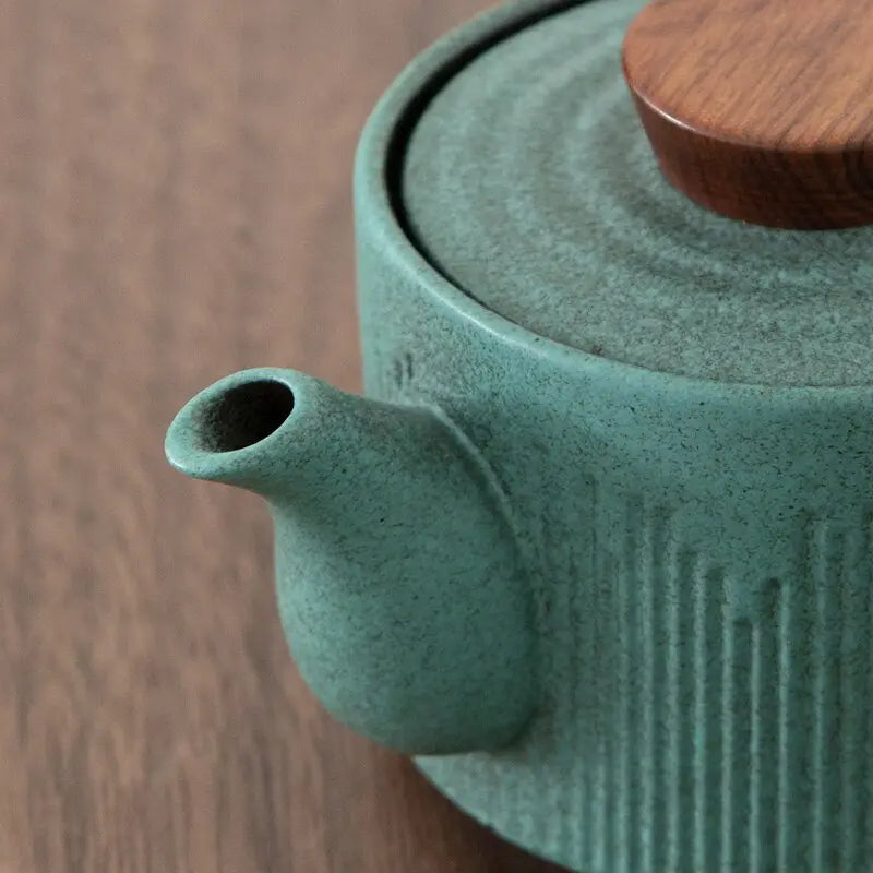 Kyusu Turquoise – Théière Chinoise en Céramique 150ML