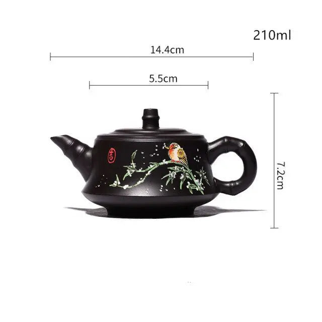 Yixing Noir – Théière en Argile Chinoise 200 ml