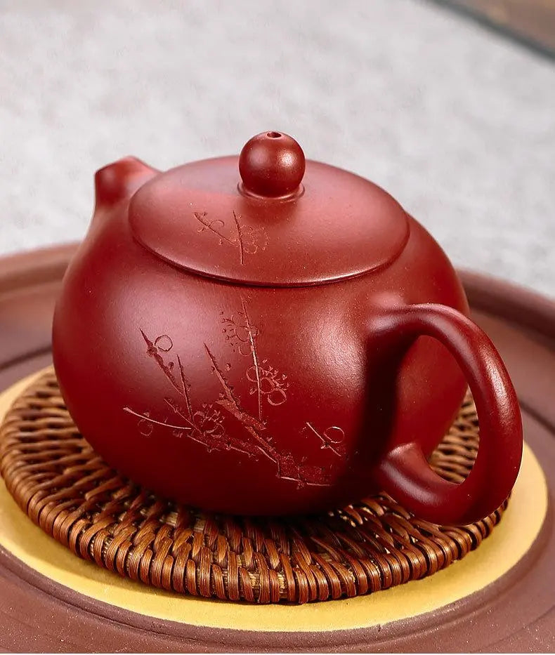 Théière Chinoise en Argile Rouge 200 ml — Édition Prestige