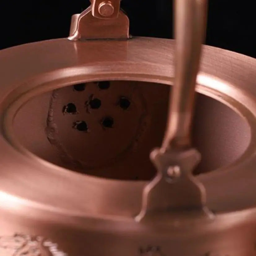 Théière Chinoise en Cuivre Commandement 2L – Collection Prestige