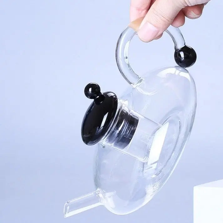 LumoTea Théière Européenne en Verre avec Infuseur – 800 ml