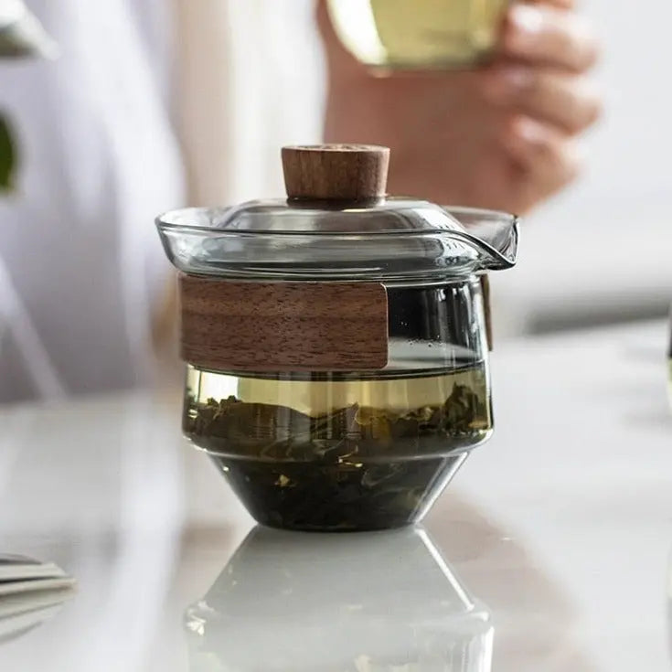 Gaiwan de Luxe en Verre – Théière Premium 230 ml
