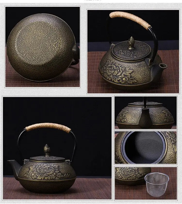 Théière Japonaise en Fonte – Grosse Fleur Signature – 800 ml