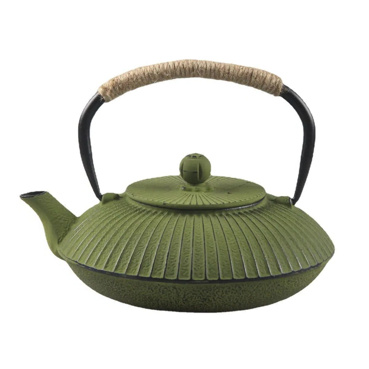 Théière Japonaise en Fonte Plate 800ml – Édition Prestige