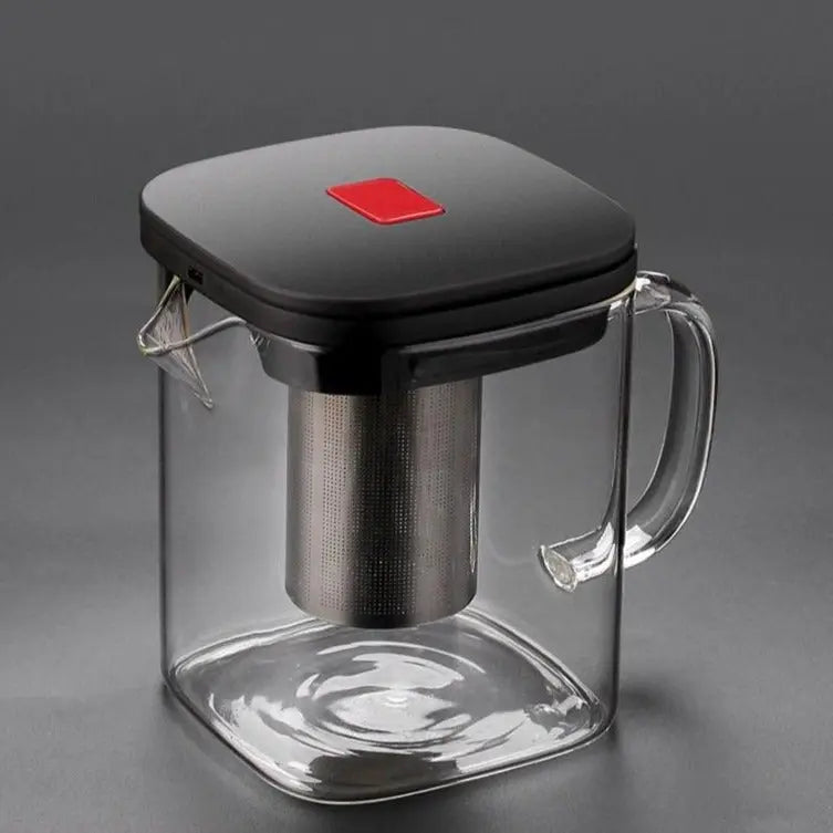 CubeGlass Théière en Verre – 600 ml / 1 L