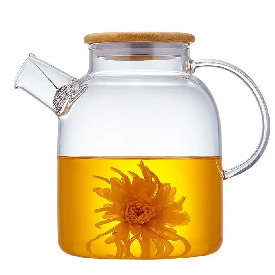 Théière en Verre Haute 1.6L — Édition Premium