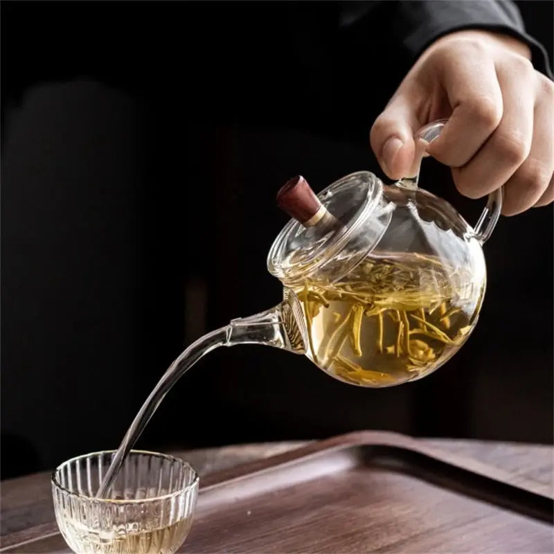 Théière en Verre – Ronde et Petite, 200 ml