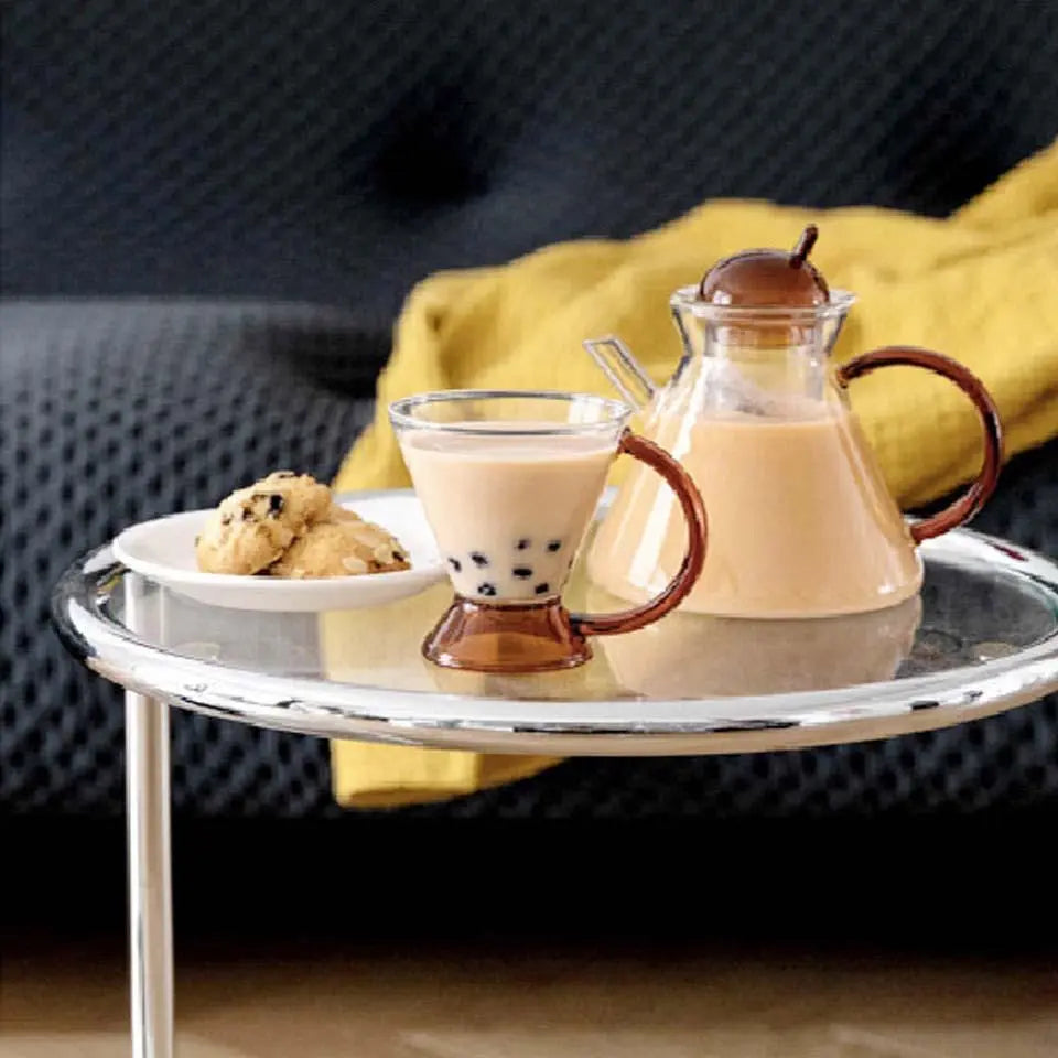 Théière en Verre Triangle 400 ml - Édition Signature