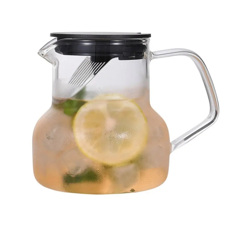 Théière en Verre Premium avec Filtre – 1L
