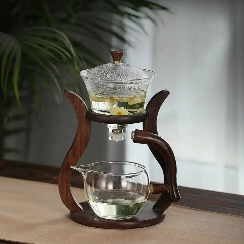 Théière en Verre et Bois Signature 300 ml