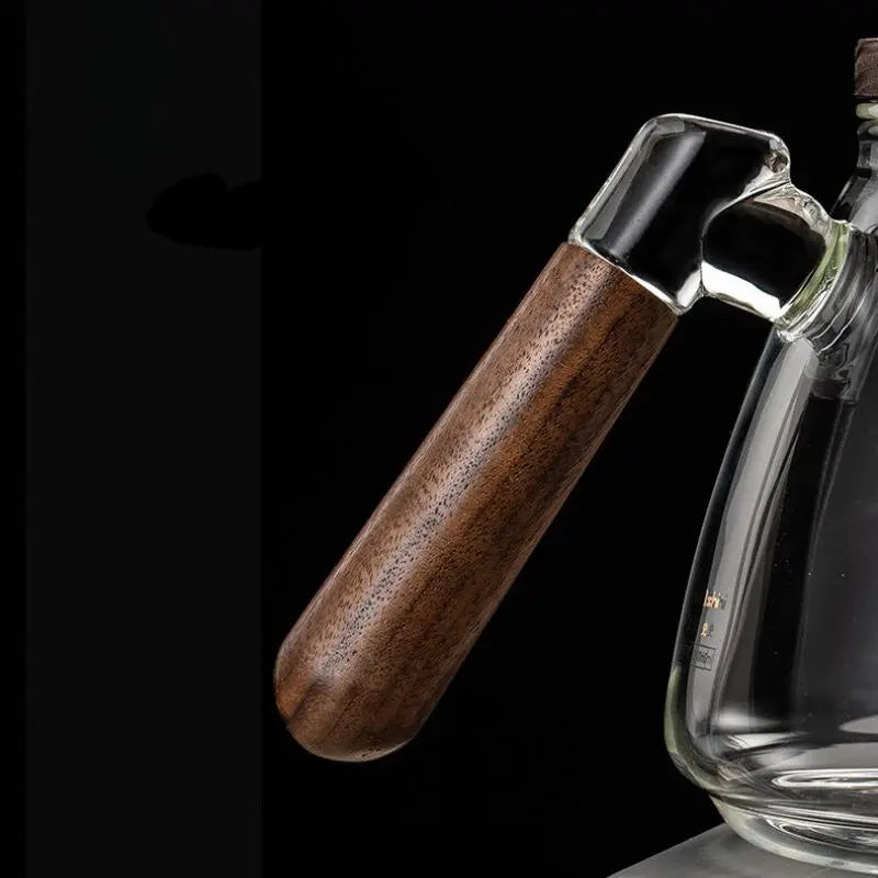Théière Verre et Bois Premium – 900 ml