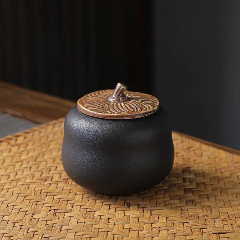 Boîte à thé en céramique – Fruit Kaki