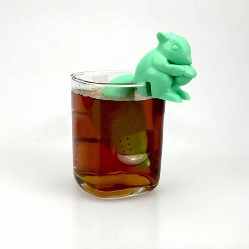 Infuseur à Thé Écureuil en Silicone — Édition Signature