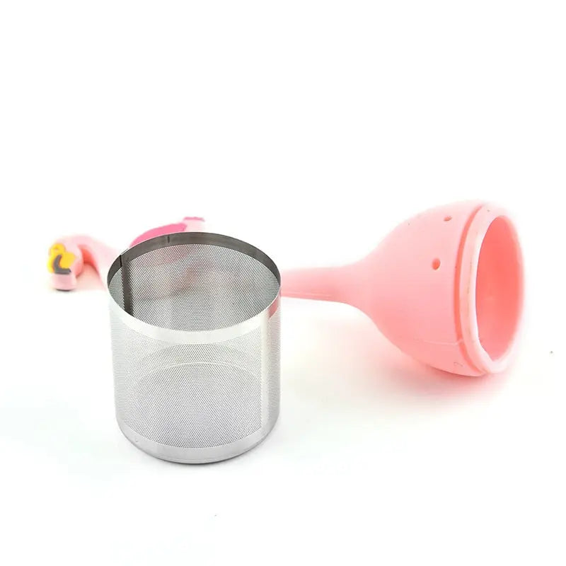 Flamant Rose — Infuseur à Thé en Silicone