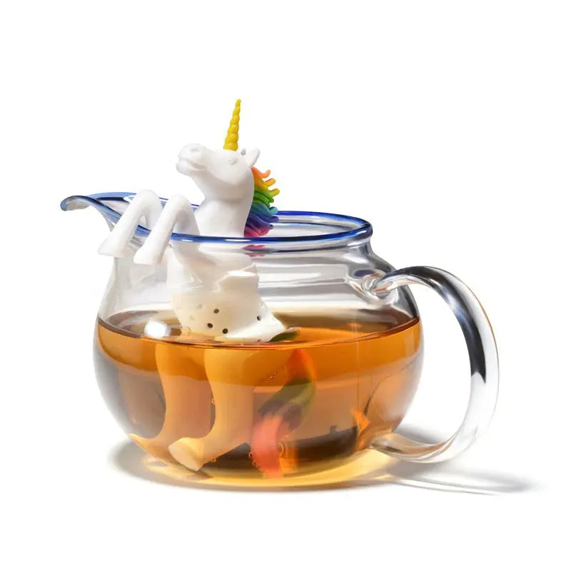 Infuseur à Thé en Silicone – Édition Licorne