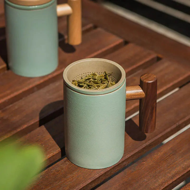 Mug à Thé en Céramique Haute – 300 ml Premium