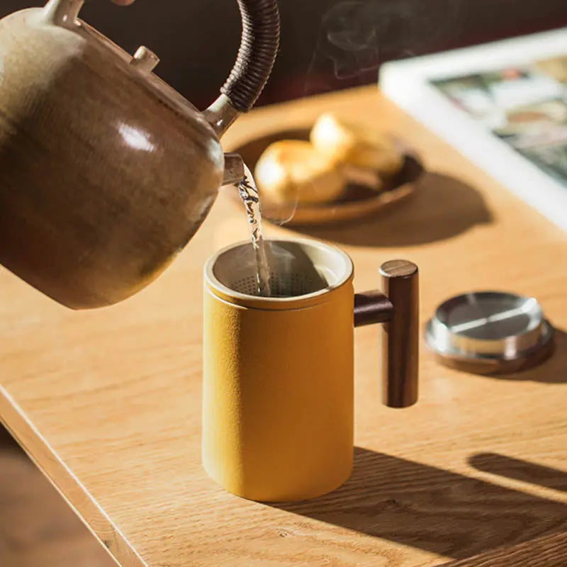 Mug à Thé en Céramique Haute – 300 ml Premium