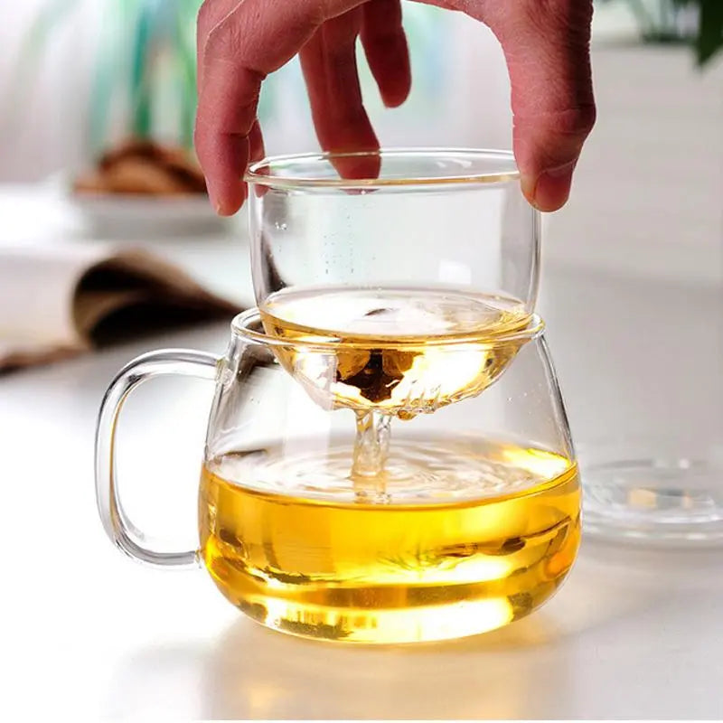 Mug à thé Verre Premium – Infuseur Intégré 300ml
