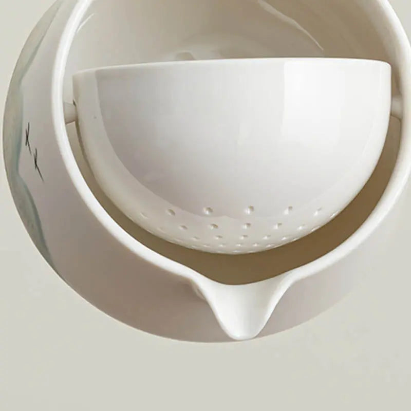 Service à Thé Style Japonais — Théière Rotative Signature