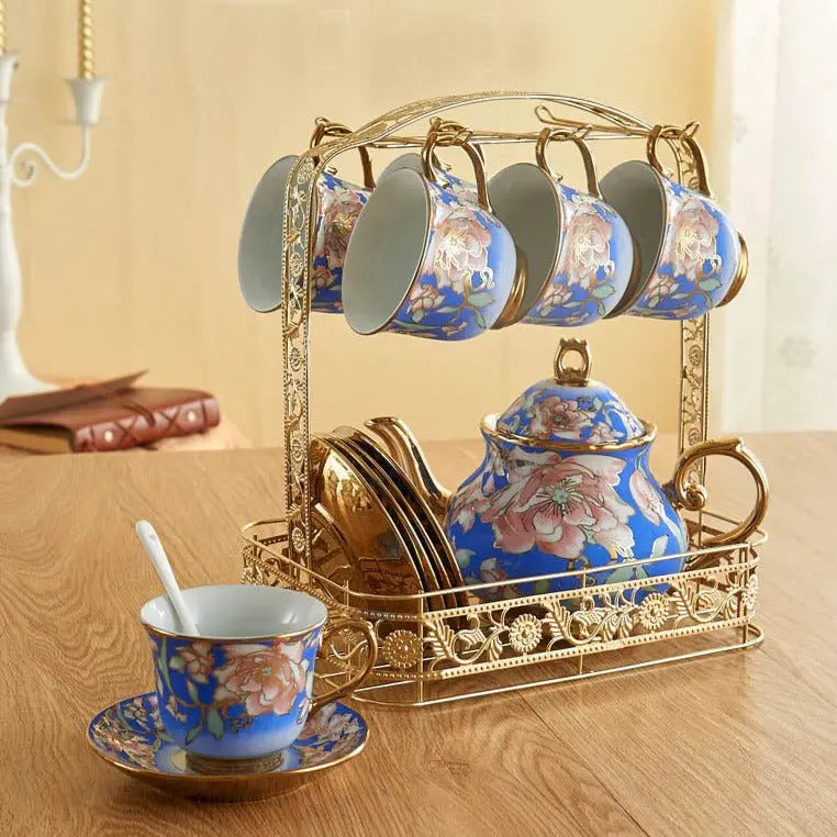 service-a-the-anglais-bleu-et-dore-en-porcelaine