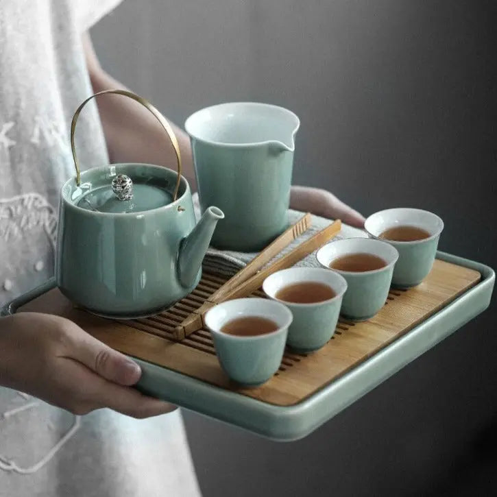 Luxe Nippon – Service à thé japonais en céramique