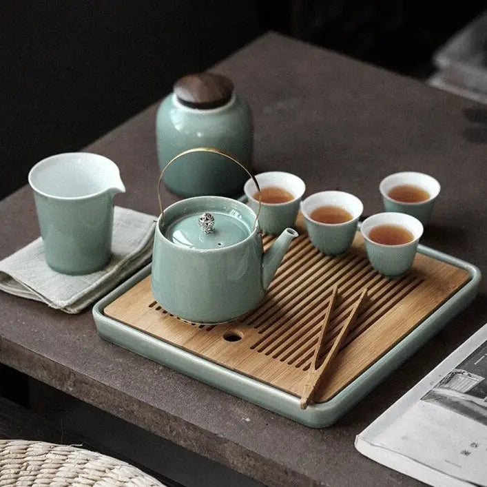 Luxe Nippon – Service à thé japonais en céramique