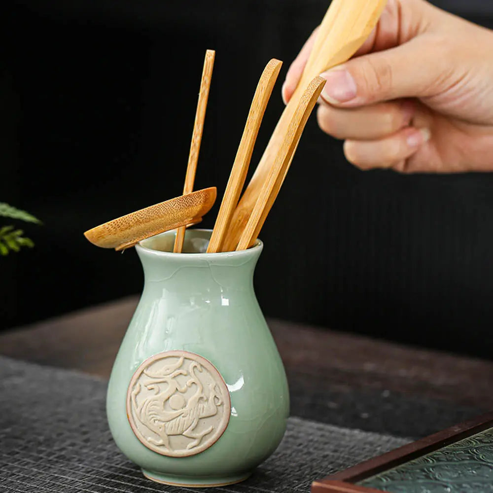 Service à Thé en Céramique — Ambiance Chinoise