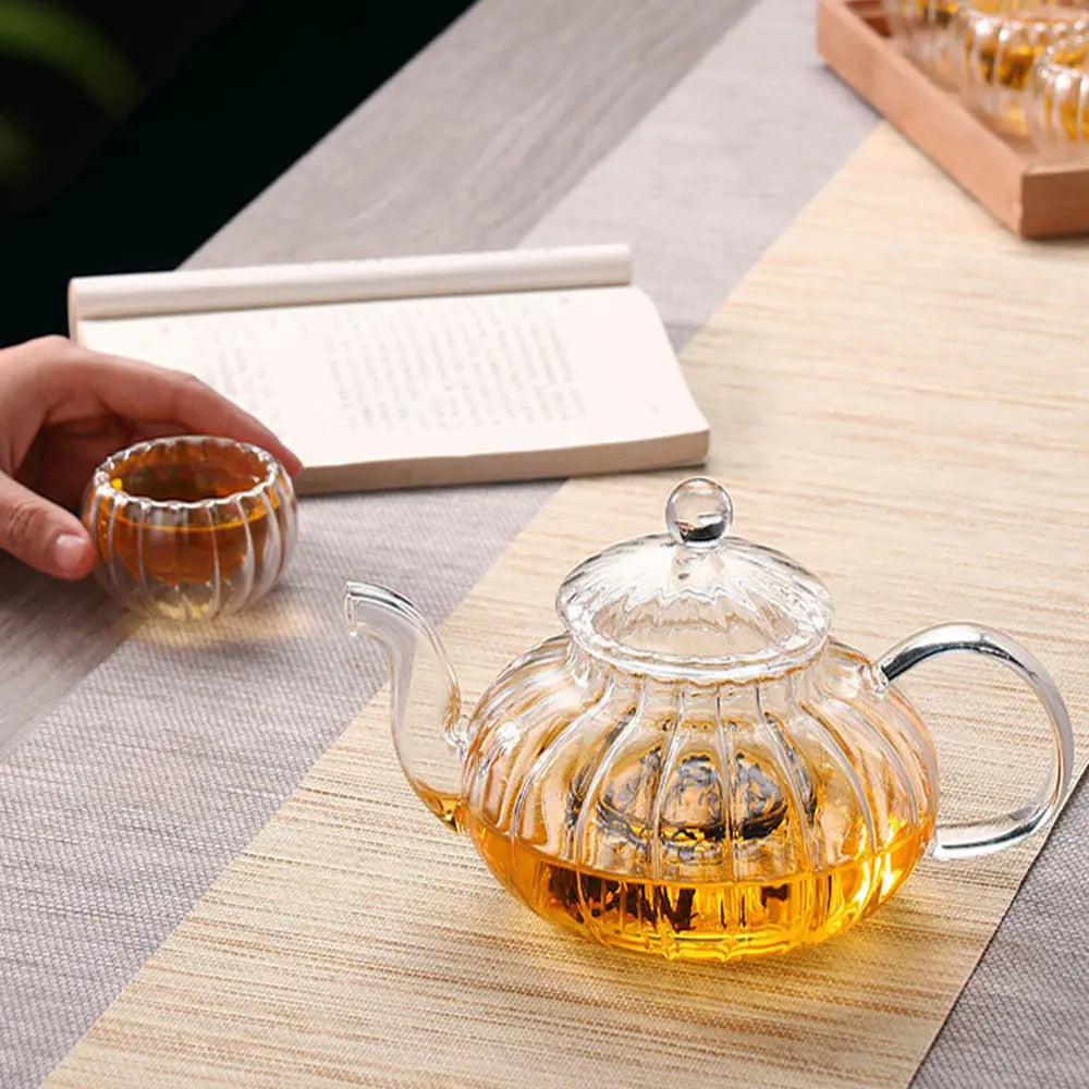 Citrouille Design – Service à Thé en Verre