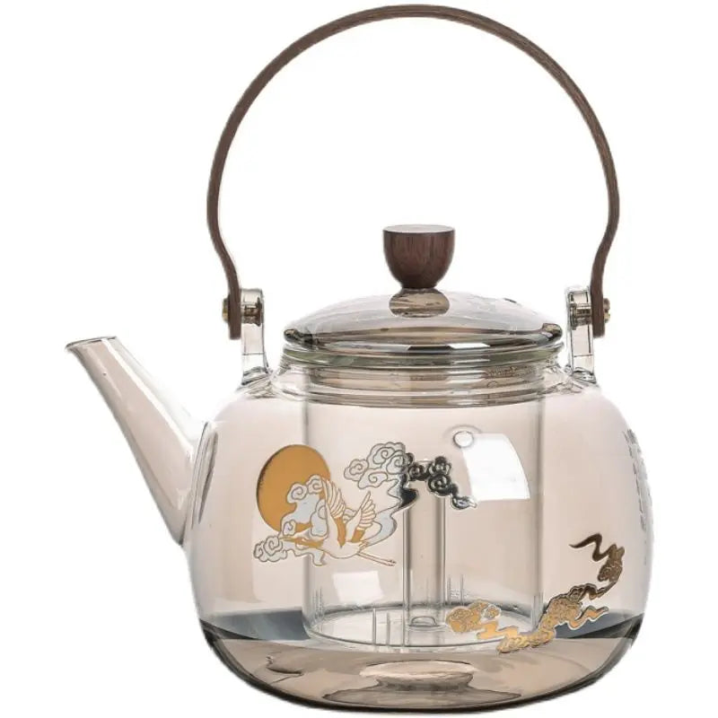 Théière Chinoise Design en Verre 900 ml – Édition Signature