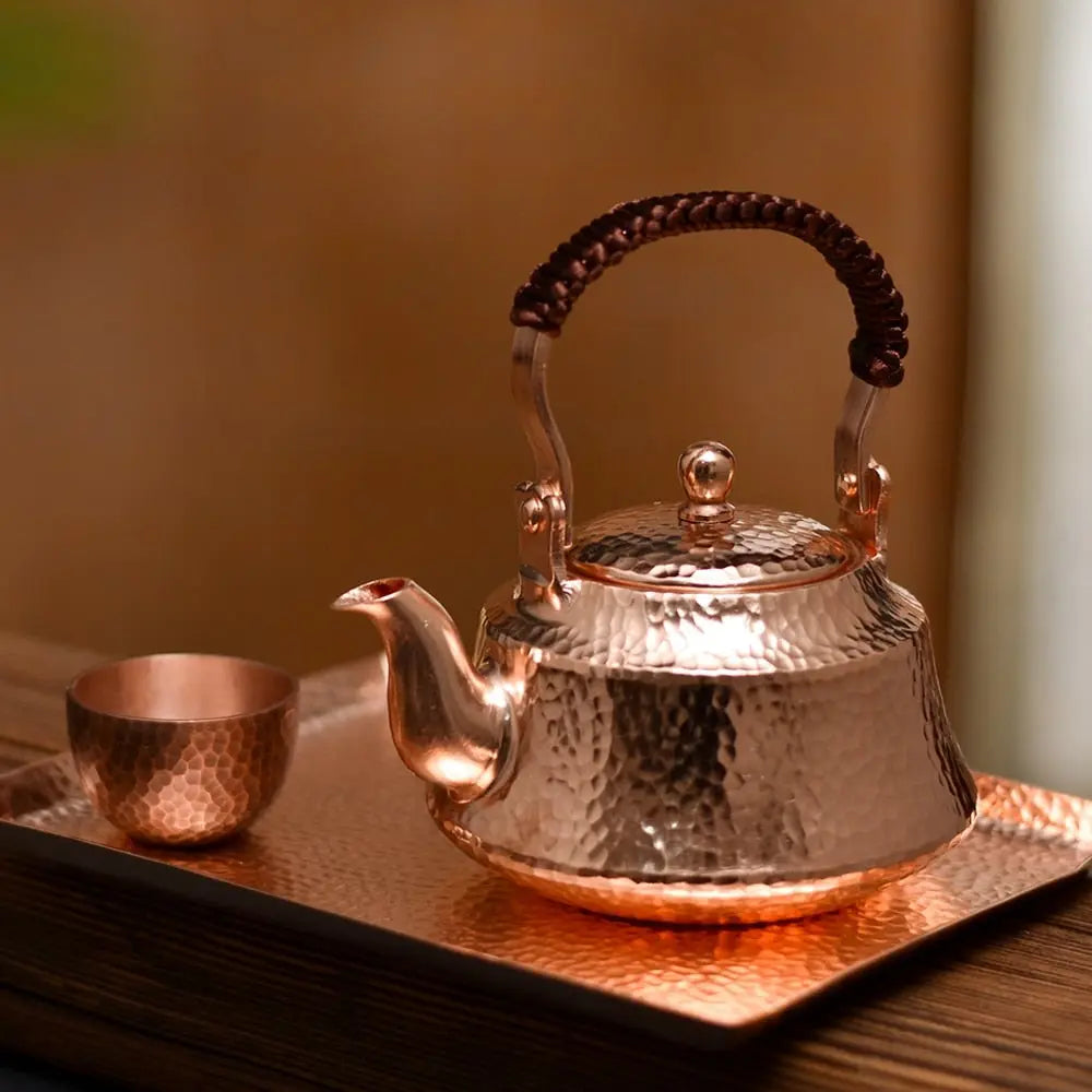 Théière Chinoise en Cuivre 400 ml – Édition Signature