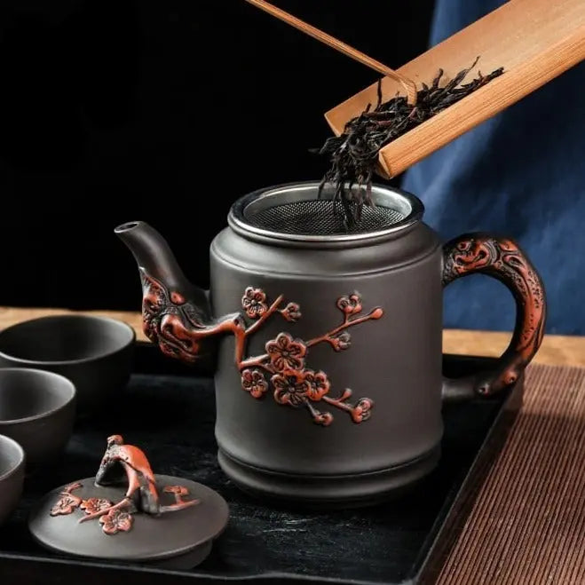 LuxeTea Théière Chinoise en Porcelaine 550 ml