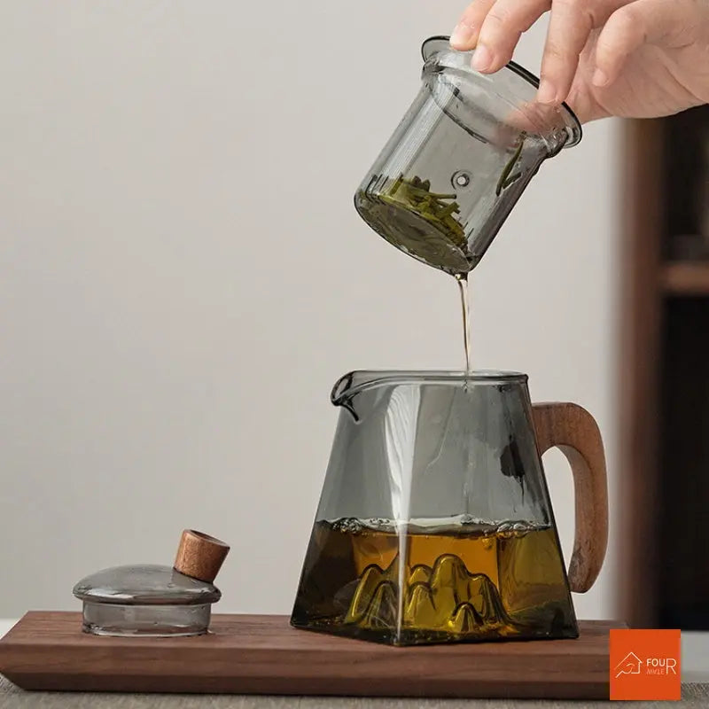 Théière Nordic Design en Verre — 400 ml