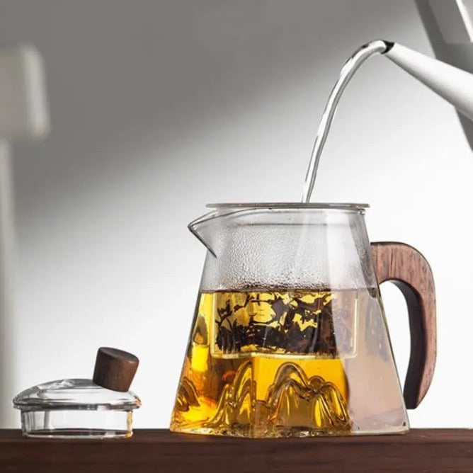 Théière Nordic Design en Verre — 400 ml