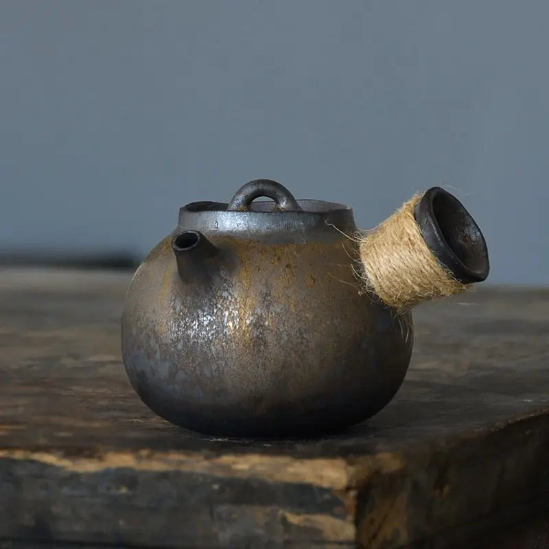 Kyusu Atelier – Théière Japonaise en Céramique Ancienne 200 ml