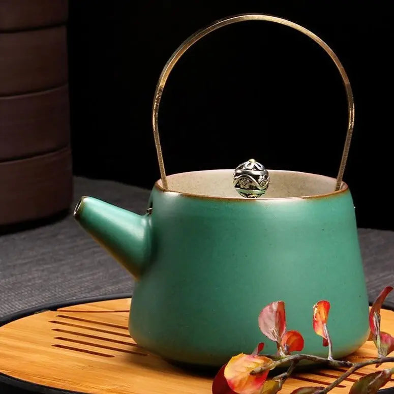 Théière Japonaise en Céramique – Design Signature 210 ml