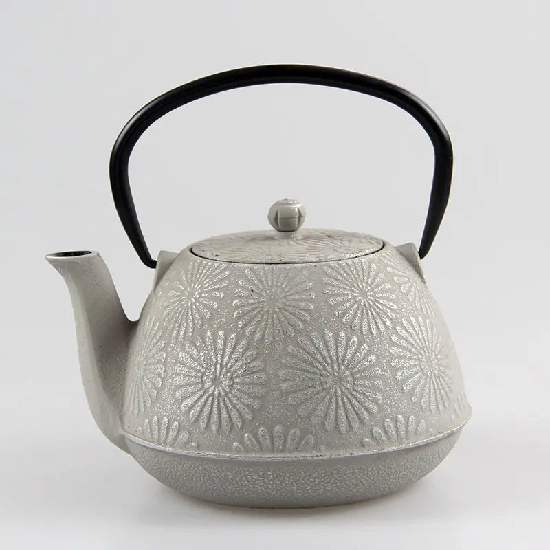 Théière Japonaise en Fonte – Motifs Tournesols Édition Premium 1,2 L